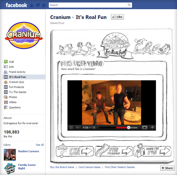 Cranium Facebook Page