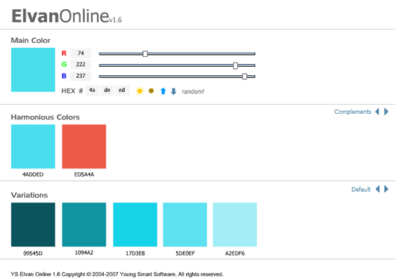 Matching Colors - Color Scheme Generator for Hello Bar